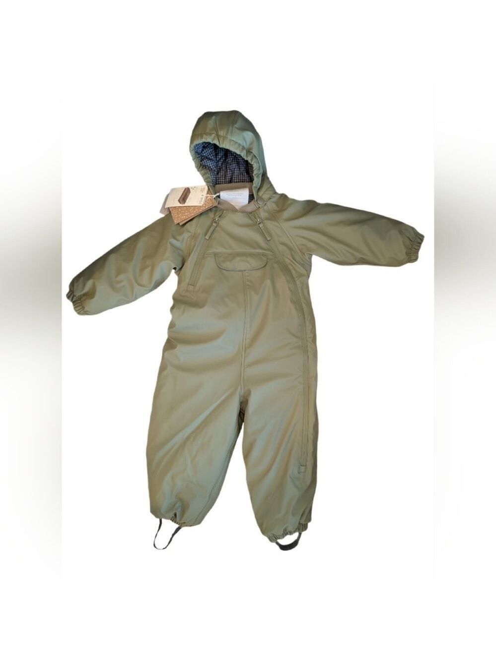 Wheat Kids Snowsuit | 18m Toddler Rainsuit | One Piece Rainsuit